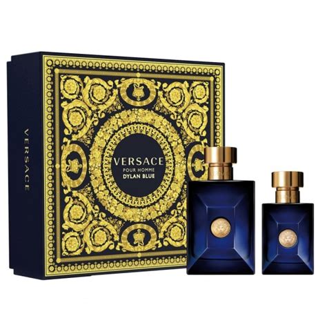 versace dylan blue gift set for her|Versace Dylan Blue men set.